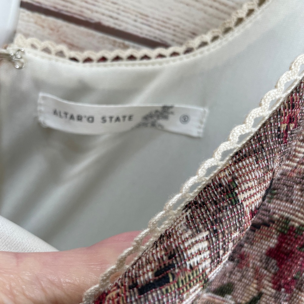 ALTAR'D STATE FLORAL TAPESTRY MINI DRESS‎ - Picture 7 of 7